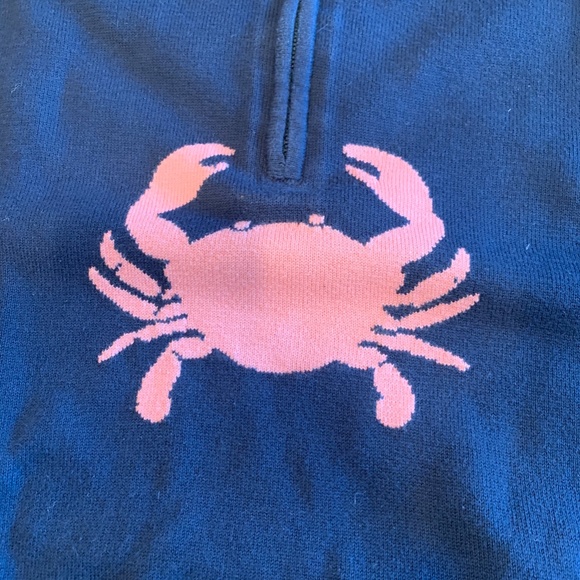 Brooks Brothers Navy Quarter Zip Sweater - Picture 4 of 4